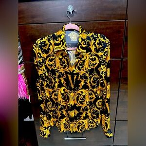 Versace woman’s blouse silky size large